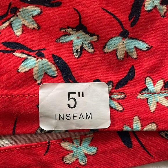 A.n.a floral print twill shorts - Picture 4 of 6